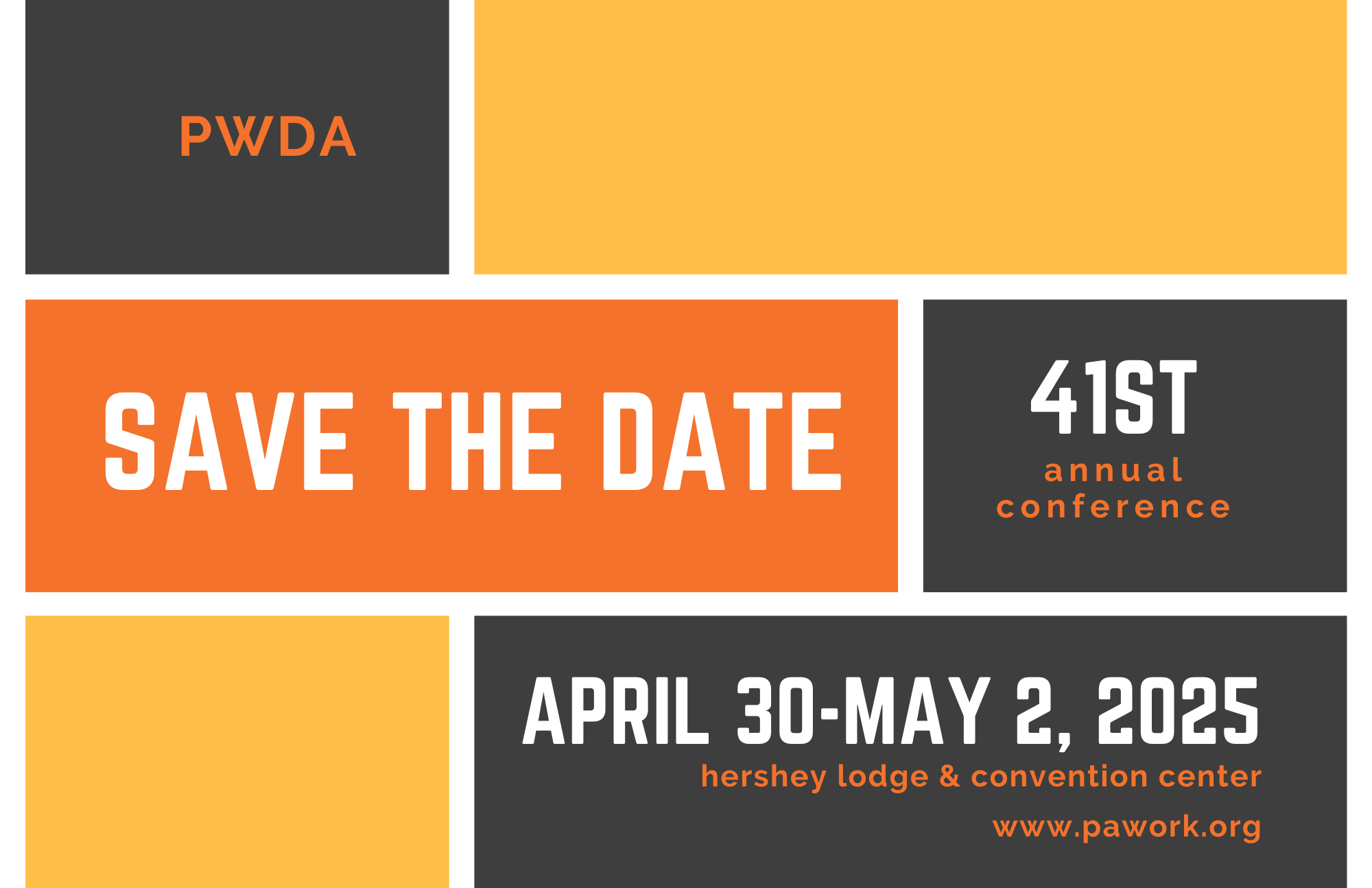 PWDA 41st Annual Conference April 30-May 2nd